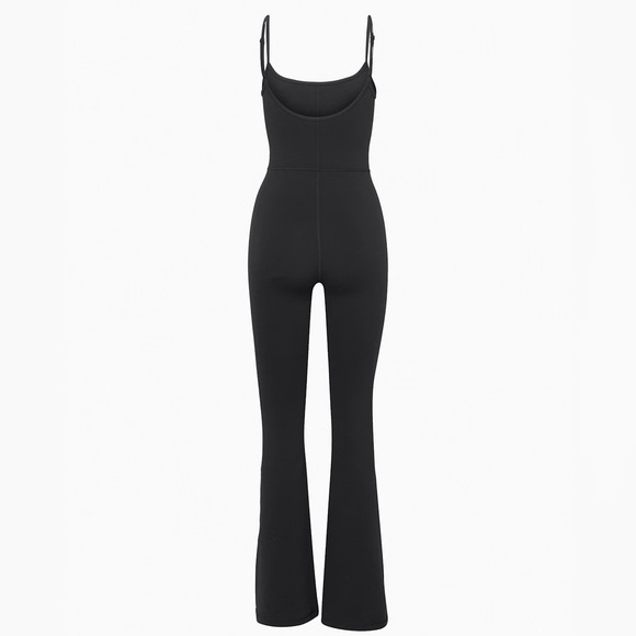 Aritzia Wilfred Free Black Divinity Kick Flare Jumpsuit - Picture 7 of 16